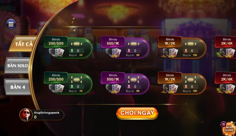 Tìm hiểu các vòng cược có trong game bài Poker