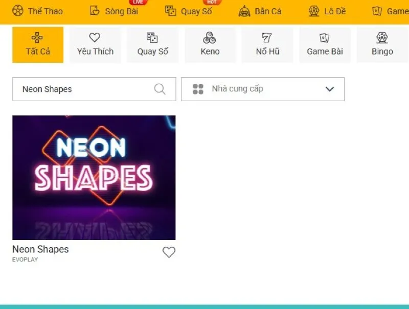 Giới thiệu chung về Neon Shapes