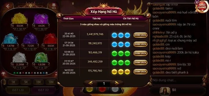 Cập nhật tính năng trên bàn chơi Sun rồng Sunwin